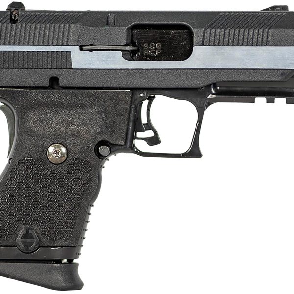 Hi-Point YC380CFRDCT YC380 w/Red Dot 380 ACP 10+1 3.93" Black Threaded Barrel, Black/Chrome Serrated Steel Slide, Black Polymer Frame w/Picatinny Rail, Black Plastic Grip, Crimson Trace Red Dot