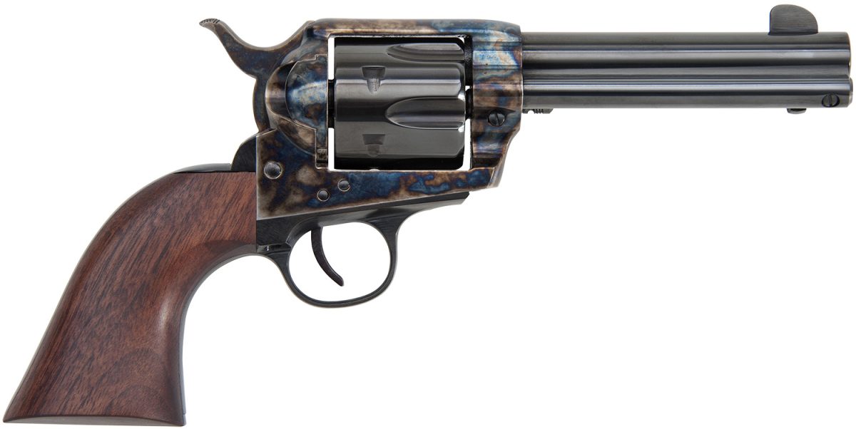 Traditions Sat73002Ft 1873  45 Long Colt 6Rd 4.75&Quot; Color Case Hardened Walnut Grip