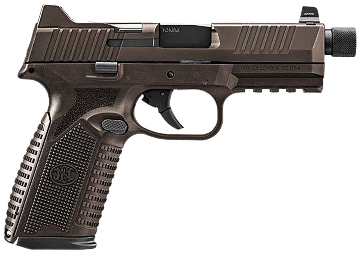 Fn 66-101953 510 Tactical 10Mm 15+1 4.71&Quot; Bronze Stainless Steel Slide