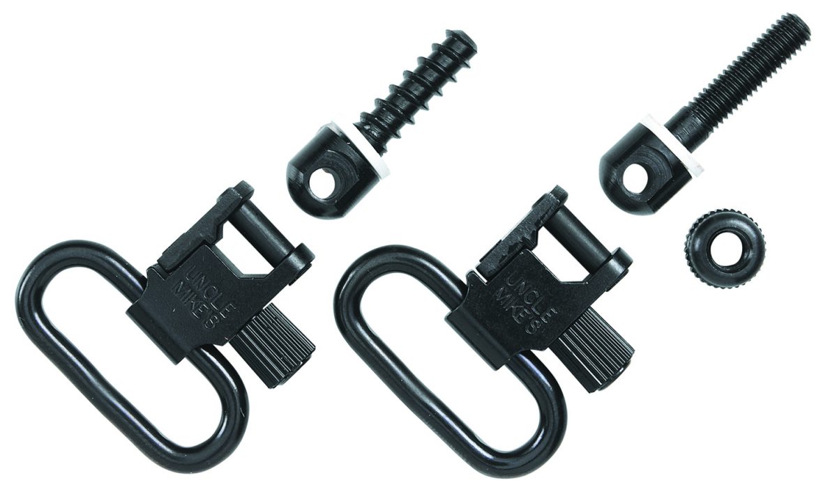 Uncle Mike'S Mo10022 Super Swivel  Quick Detach 115 Tri-Lock Nickel 1&Quot;