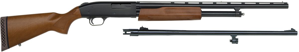 Mossberg 54188 500 Bantam Field/Deer 20 Gauge 22&Quot;/ 24&Quot; Blued Rec/Barrel, Wood Furniture