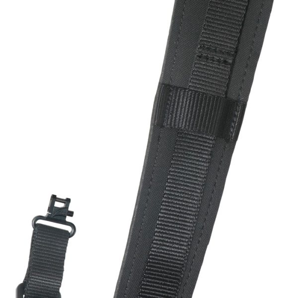 Outdoor Connection AD20913 Original Super-Sling 1" W Padded Black Nylon Webbing with with Talon QD Swivels for Rifle/Shotgun