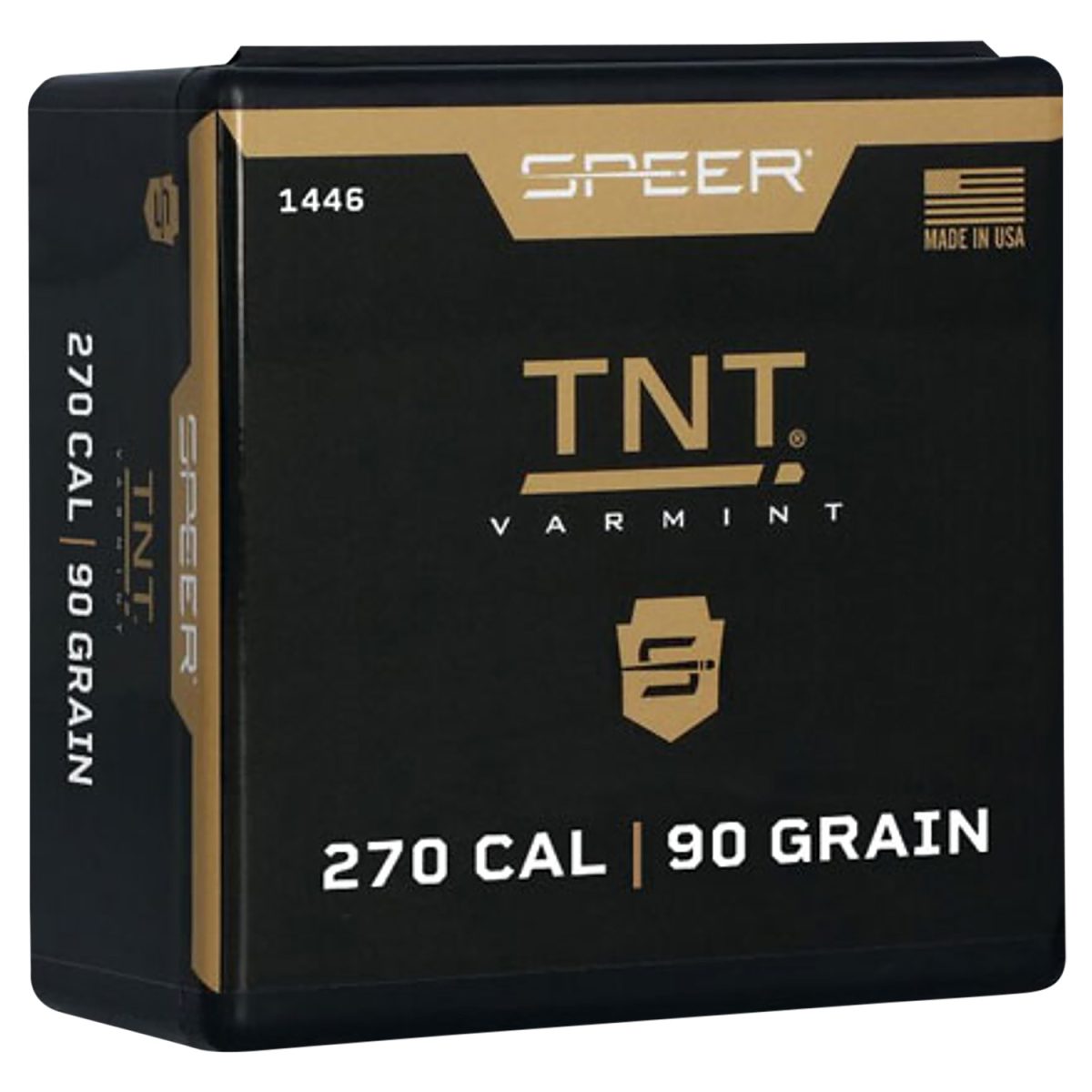 Speer 1446 Tnt  270 Caliber .277 90 Gr Hollow Point 100 Box