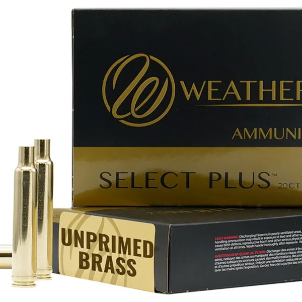 Weatherby BRASS340 Unprimed Cases  340WthbyMag Rifle Brass 20/Box