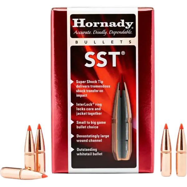 Hornady 28452 SST  7mm .284 162 gr Super Shock Tip 100 Per Box/ 15 Case