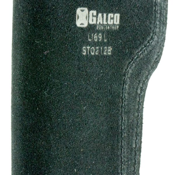 Galco STO212B Stow-N-Go  IWB Black Leather Belt Clip Fits 1911 5" Barrel Right Hand