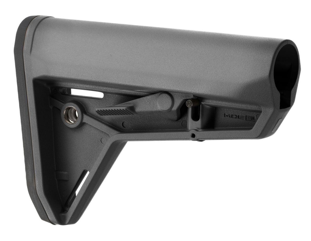 Magpul Mag347-Gry Moe Sl Carbine Stock Stealth Gray Synthetic For Ar-15, M16, M4 With Mil-Spec Tube (Tube Not Included)