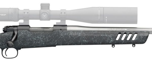 Winchester Guns 535232289 70 Coyote Light 6.5 Creedmoor 5+1 24" Black w/Gray Webbing Fixed Bell & Carlson w/Aluminum Bedding Stock Matte Blued Right Hand