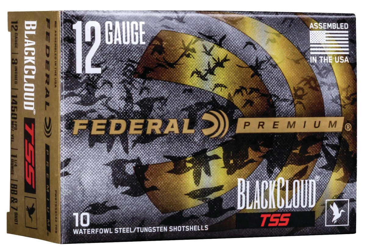 Federal Pwbtssx1427B Black Cloud Tss 12Gauge 3&Quot; 1 1/4Oz Steel Tungsten 7/Bbshot 10 Per Box/10 Case