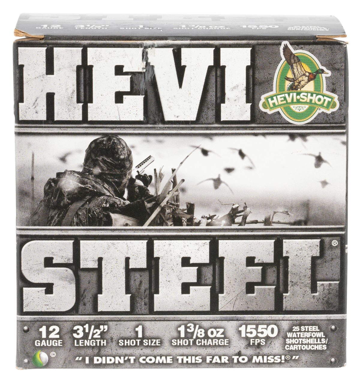 Hevi-Shot Hs65001 Hevi-Steel  12Gauge 3.50&Quot; 1 3/8Oz 1Shot 25 Per Box/10 Case