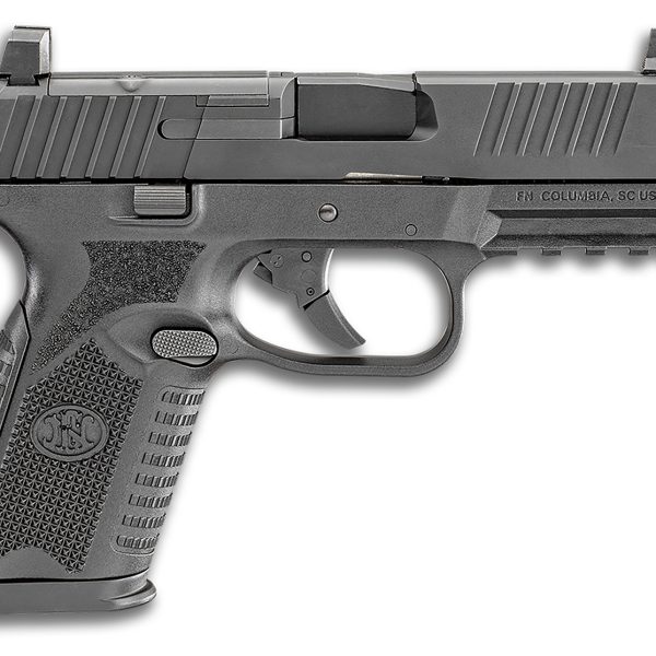 FN 66100587 509M MRD Mid-Size 9mm Luger 15+1 4" Black Recessed Crown Barrel, Matte Black Optic Ready/Serrated Stainless Steel Slide, Matte Black Polymer Frame w/Picatinny Rail, Ambidextrous