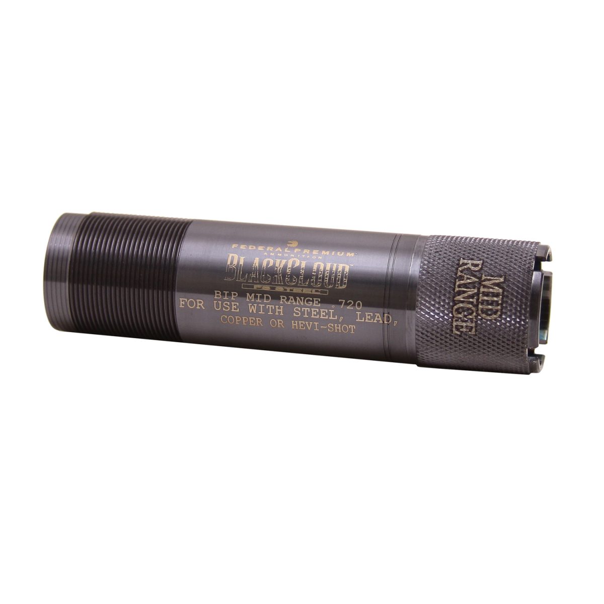 Carlson'S Choke Tubes 09006 Black Cloud  Browning Invector Plus 12 Gauge Mid-Range Steel Titanium Coated