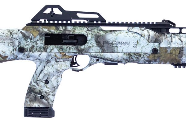Hi-Point 4595TSMWM 4595TS Carbine 45 ACP 17.50" 9+1 Mothwing Winter Mimicry All Weather Skeletonized Stock Mothwing Winter Mimicry Polymer Grip Right Hand