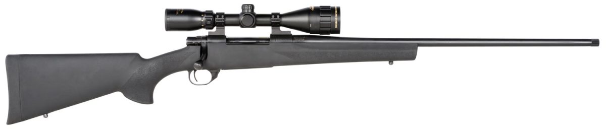 Howa Hgp27Mmb M1500 Gamepro Gen2 7Mm Rem Mag 3+1 24&Quot; Threaded Barrel, Blued Metal Finish, Black Fixed Hogue Pillar-Bedded Overmolded Stock, Includes Gamepro 4-12X40Mm Scope