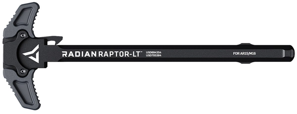 Radian Weapons R0150 Raptor Lt Lightweight Ambi Charging Handle, Stealth Gray, Fits Mil-Spec Ar-15/M16 Platform