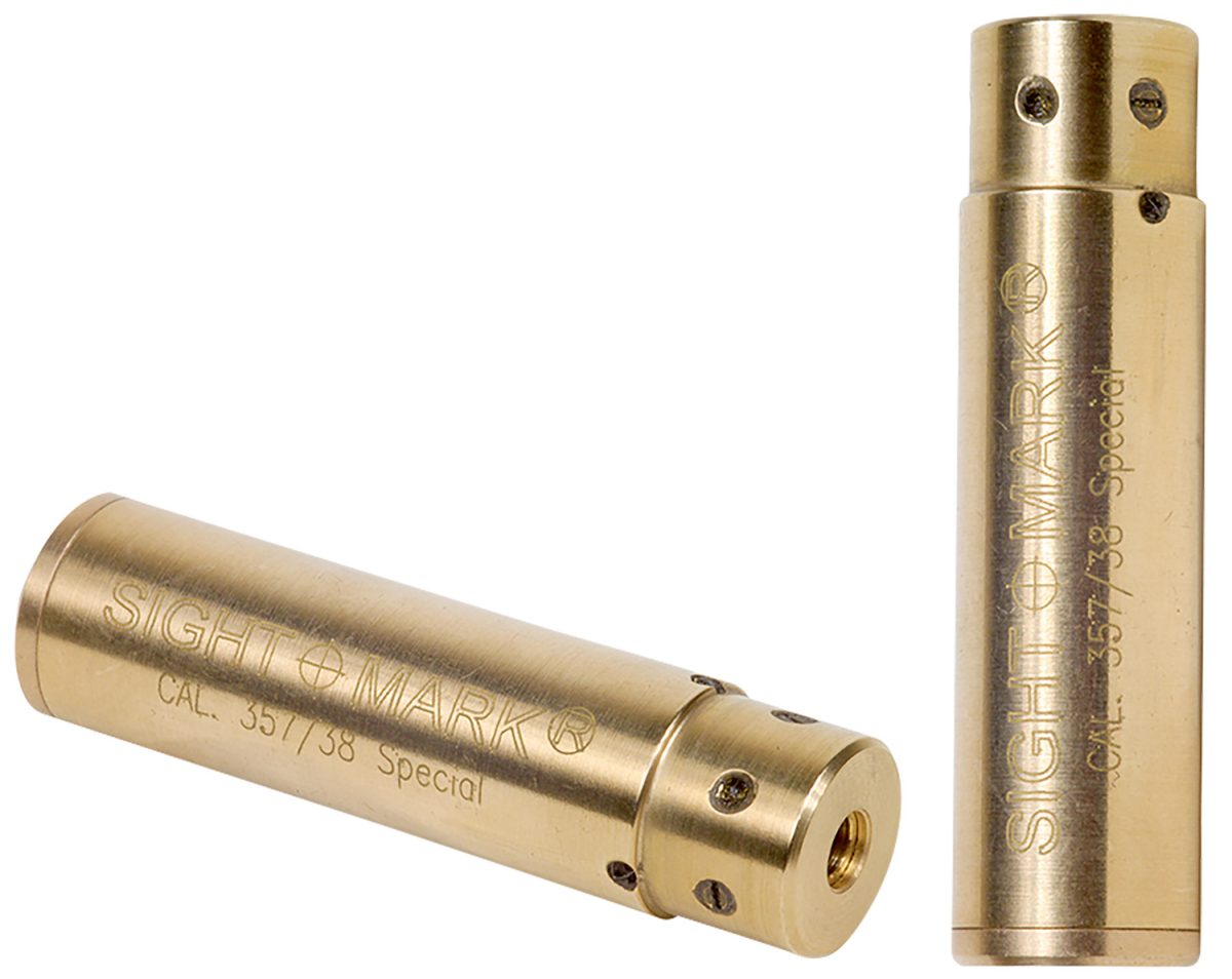 Sightmark Sm39018 Boresight  Red Laser For 38 Special/357 Mag Brass Includes Battery Pack &Amp; Carrying Case