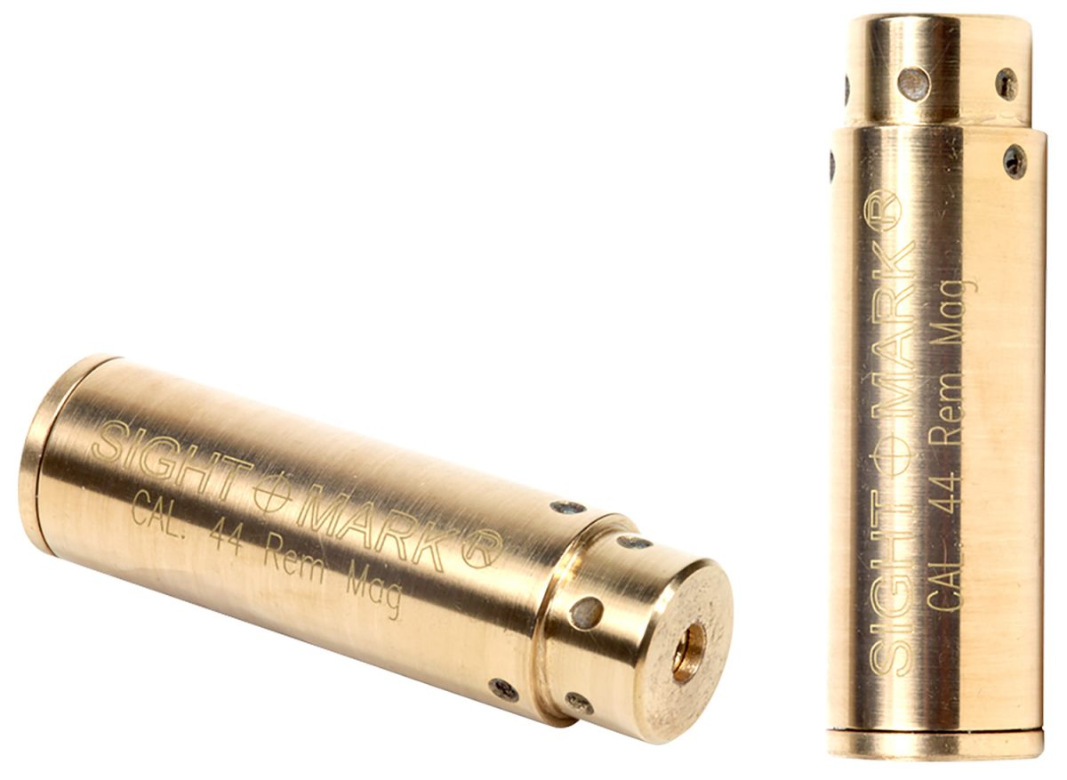 Sightmark Sm39019 Boresight  Red Laser For 44 Mag Brass Includes Battery Pack &Amp; Carrying Case
