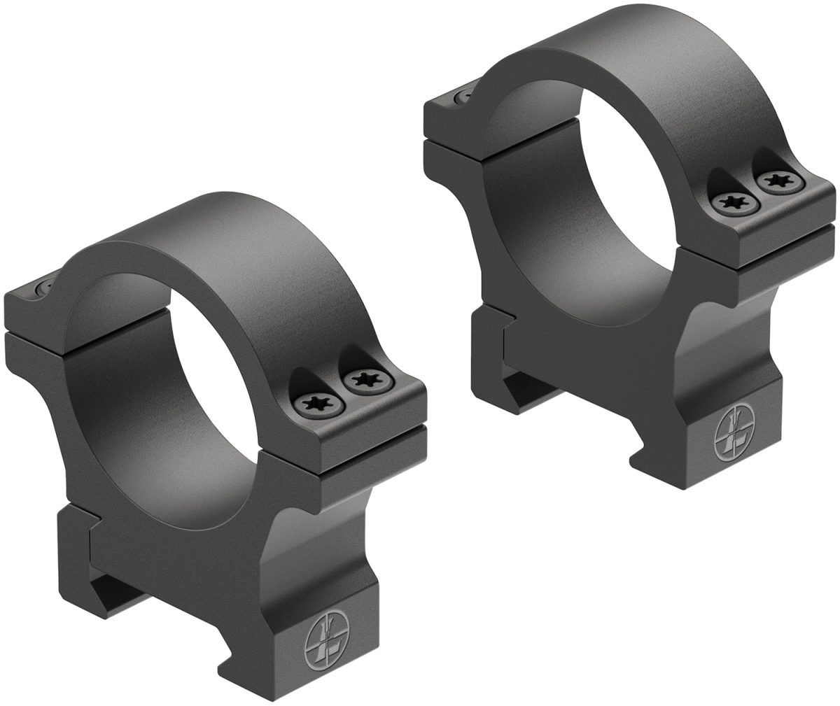 Leupold 180947 Open Range Cross-Slot  Matte Black 30Mm Medium
