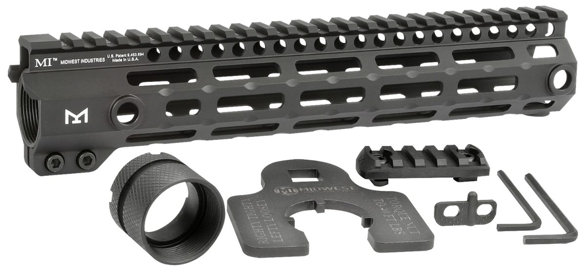 Midwest Industries Mig4M105 Tactical G4M Handguard Aluminum Black Anodized Ar-15
