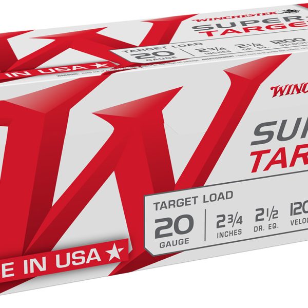 Winchester Ammo TRGT207VP Super-Target  20Gauge 2.75" 7/8oz 7.5Shot 100 Per Box/2 Case