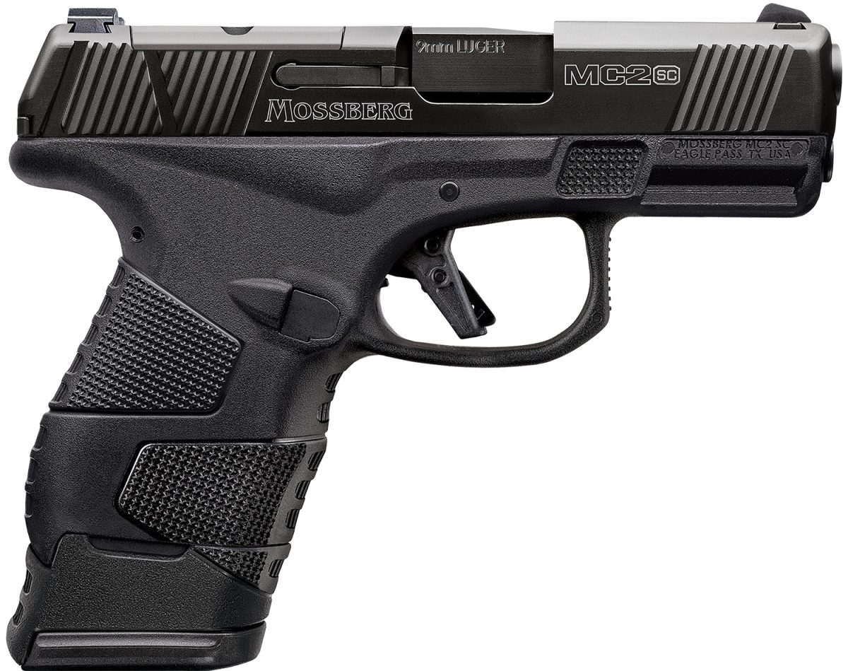 Mossberg 89025 Mc2Sc Sub-Compact 9Mm Luger 3.40&Quot; 14+1,11+1 Matte Black Dlc Stainless Steel With Optics Cut Aggressive Textured Black Polymer Grip (No Safety)