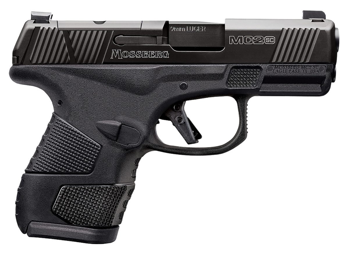 Mossberg 89044 Mc2Sc Sub-Compact 9Mm Luger 3.40&Quot; 14+1,11+1 Matte Black Dlc Stainless Steel With Optics Cut Aggressive Textured Black Polymer Grip Tritium Pro Night Sights (No Safety)
