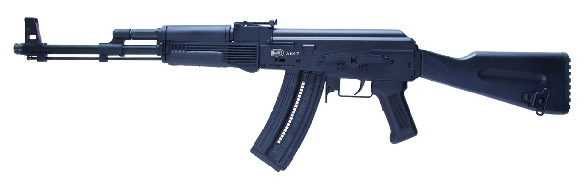 Mauser Rimfire 4070024 Ak-47  22 Lr 24+1 16.50&Quot; Barrel, Steel Receiver, Black Metal Finish, Adjustable Rear Sight, Black Wood Furniture