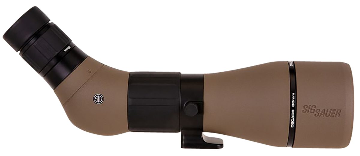 Sig Sauer Electro-Optics Soo82001 Oscar8  Flat Dark Earth Rubber Armor 27-55X 80Mm Angled Body