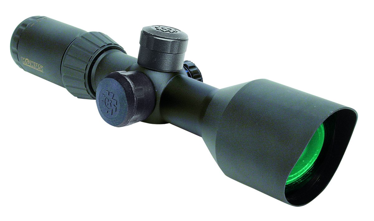 Konus 7292A Konuspro T-30 Matte Black 3-12X50Mm 30Mm Tube Dual Illuminated Blue/Red Engraved Mil-Dot Reticle