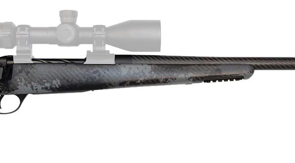 Fierce Firearms FCTRG65PRC24BBO CT Rage  6.5 PRC Caliber with 3+1 Capacity, 24" Carbon Fiber Barrel, Black Cerakote Metal Finish & Blackout Camo Fixed Fierce Tech C3 Stock, Right Hand (Full Size)