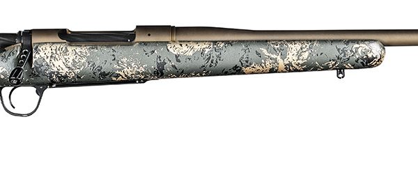 Christensen Arms 8010108500 Mesa FFT 300 Win Mag 3+1 22" Threaded Barrel, Burnt Bronze Cerakote, Green with Black/Tan Webbing Stock