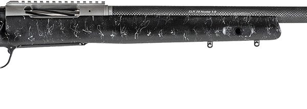 Christensen Arms 8010700100 ELR  6.5 PRC 3+1 26" Target Profile Carbon Fiber Barrel, Black Nitride Finish, Black with Gray Webbing Stock