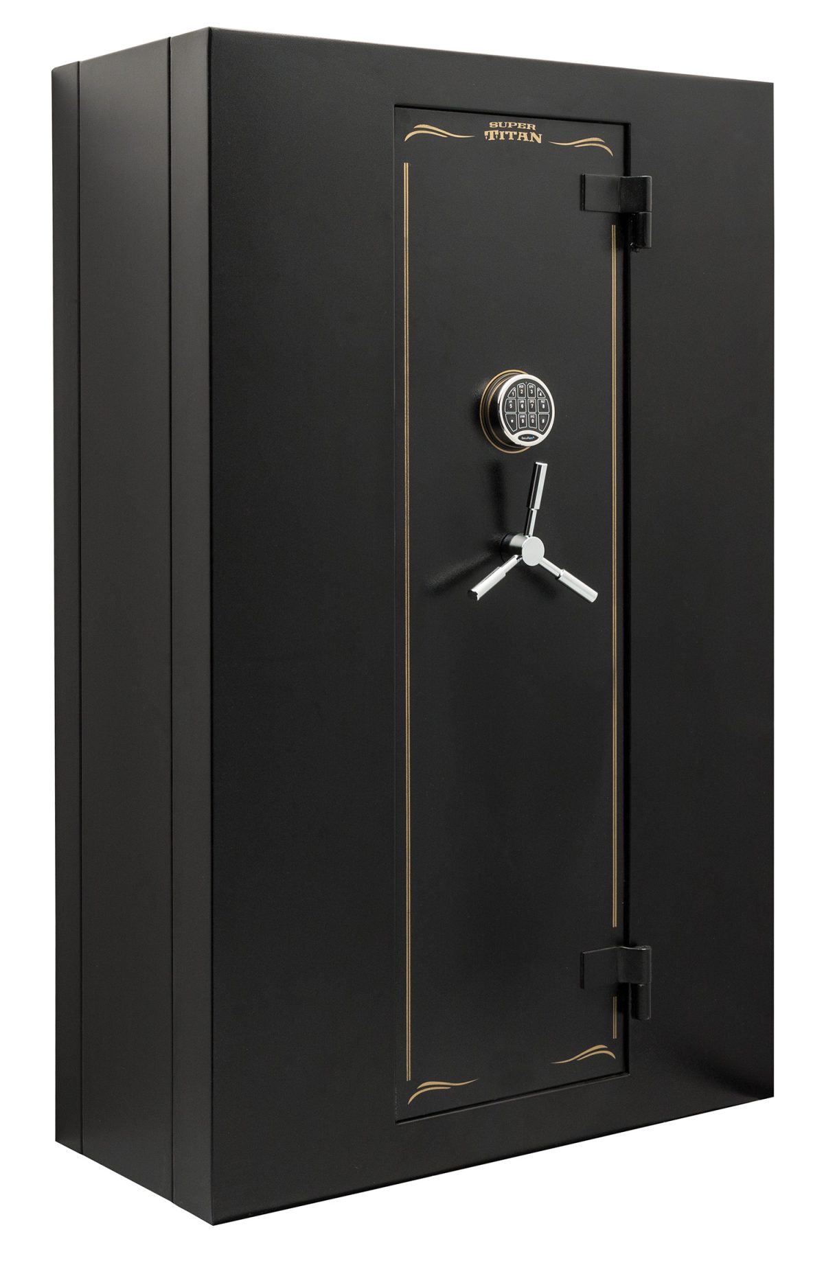 Snapsafe 75011 Modular Safe Super Titan Access Code/Key Entry Black 9 Gauge Steel Holds 24+ Long Guns