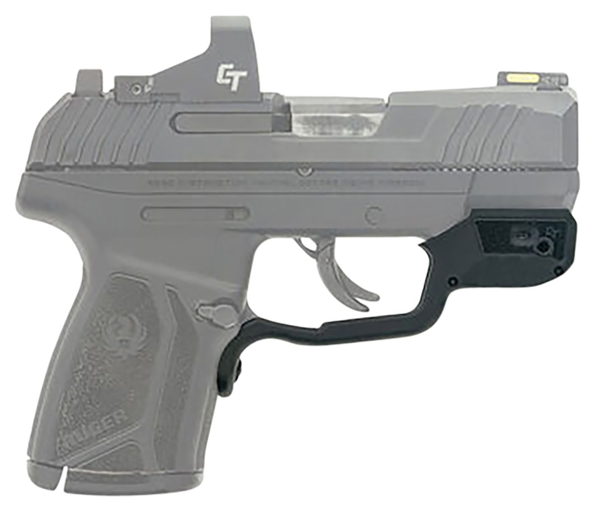 Crimson Trace 0102050 Lg-Laserguard Ruger Max 9  Black Green Laser