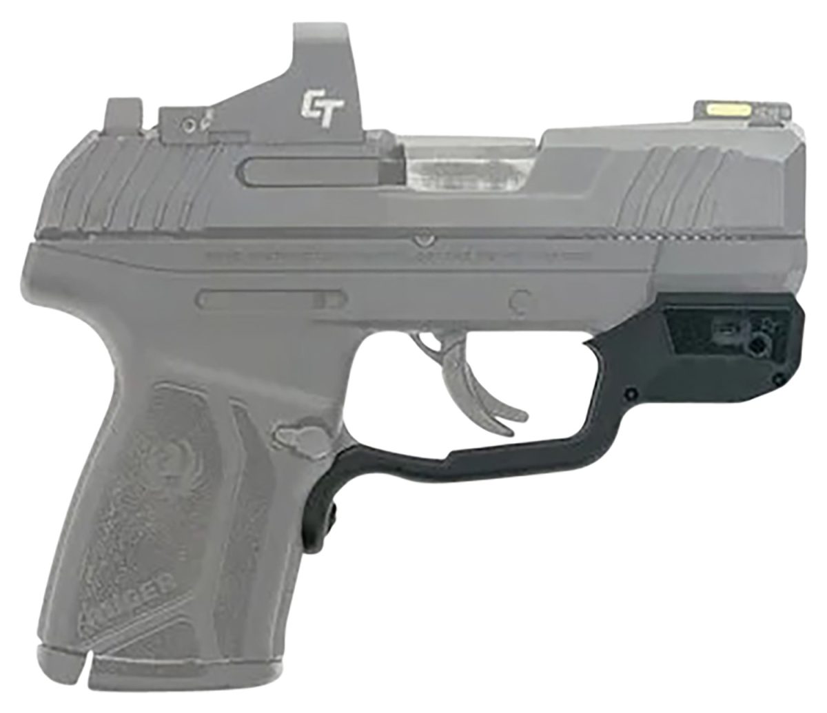 Crimson Trace 0102060 Lg-Laserguard Ruger Max 9  Black Red Laser