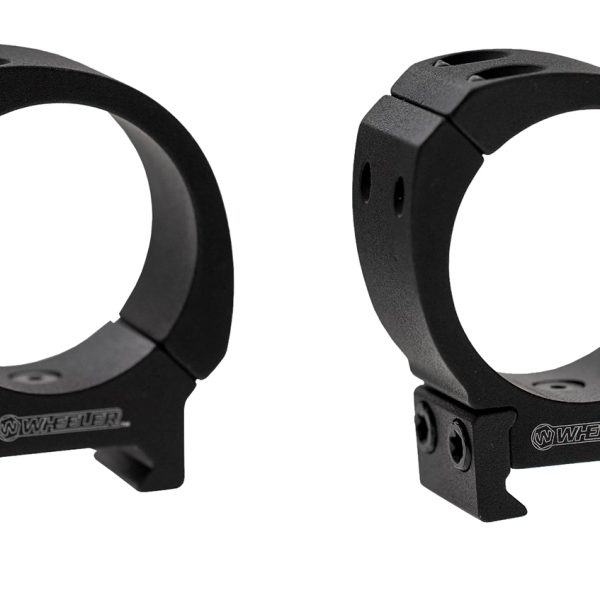 Wheeler 1133753 Sporter Scope Rings  Black 34mm Low