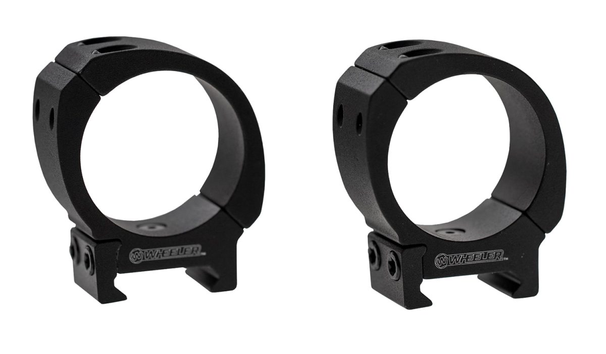 Wheeler 1133754 Sporter Scope Rings  Black 34Mm Medium