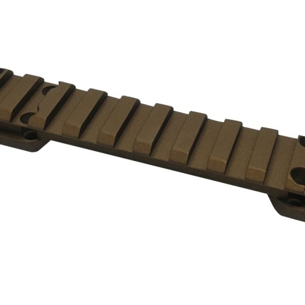 Talley PL0SB735 Browning X-Bolt Smoked Bronze Picatinny Rail  Long Action 0 MOA