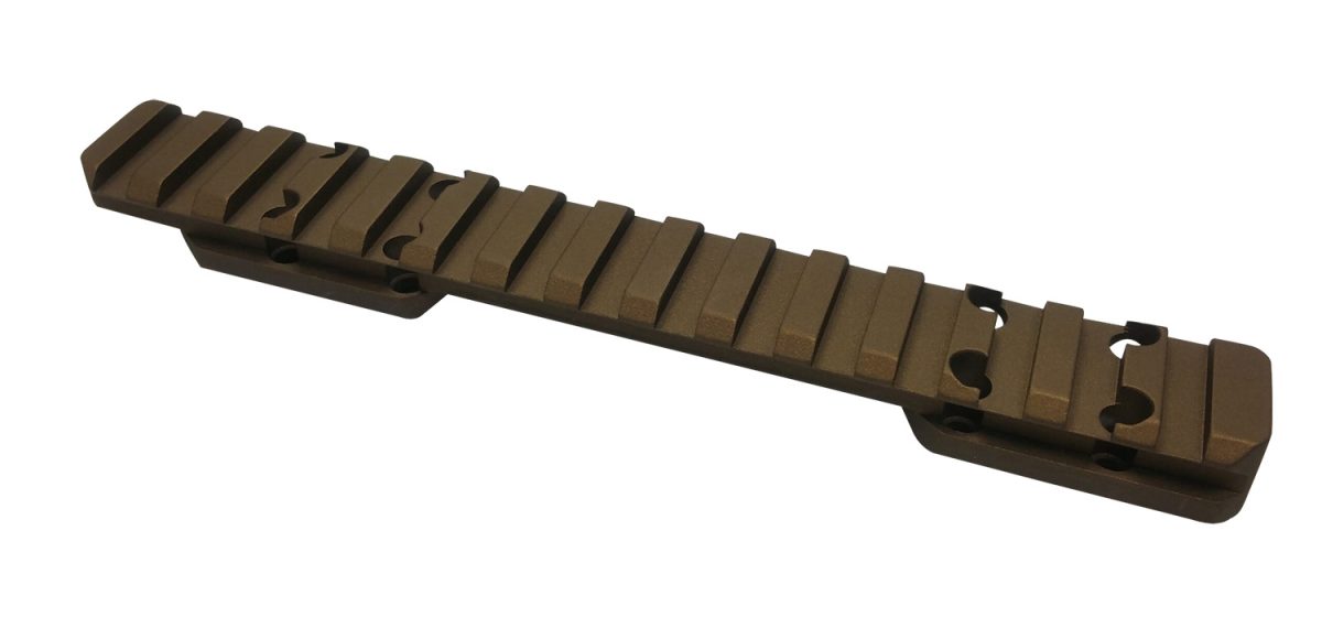 Talley P00Sb735 Browning X-Bolt Smoked Bronze Picatinny Rail  Short Action 0 Moa