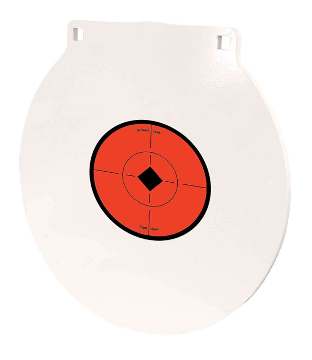 Birchwood Casey Rnd10 Round Steel Target Plate 10&Quot; Centerfire Rifle/Handgun Target Black/Red/White Nm500 Steel Hanging
