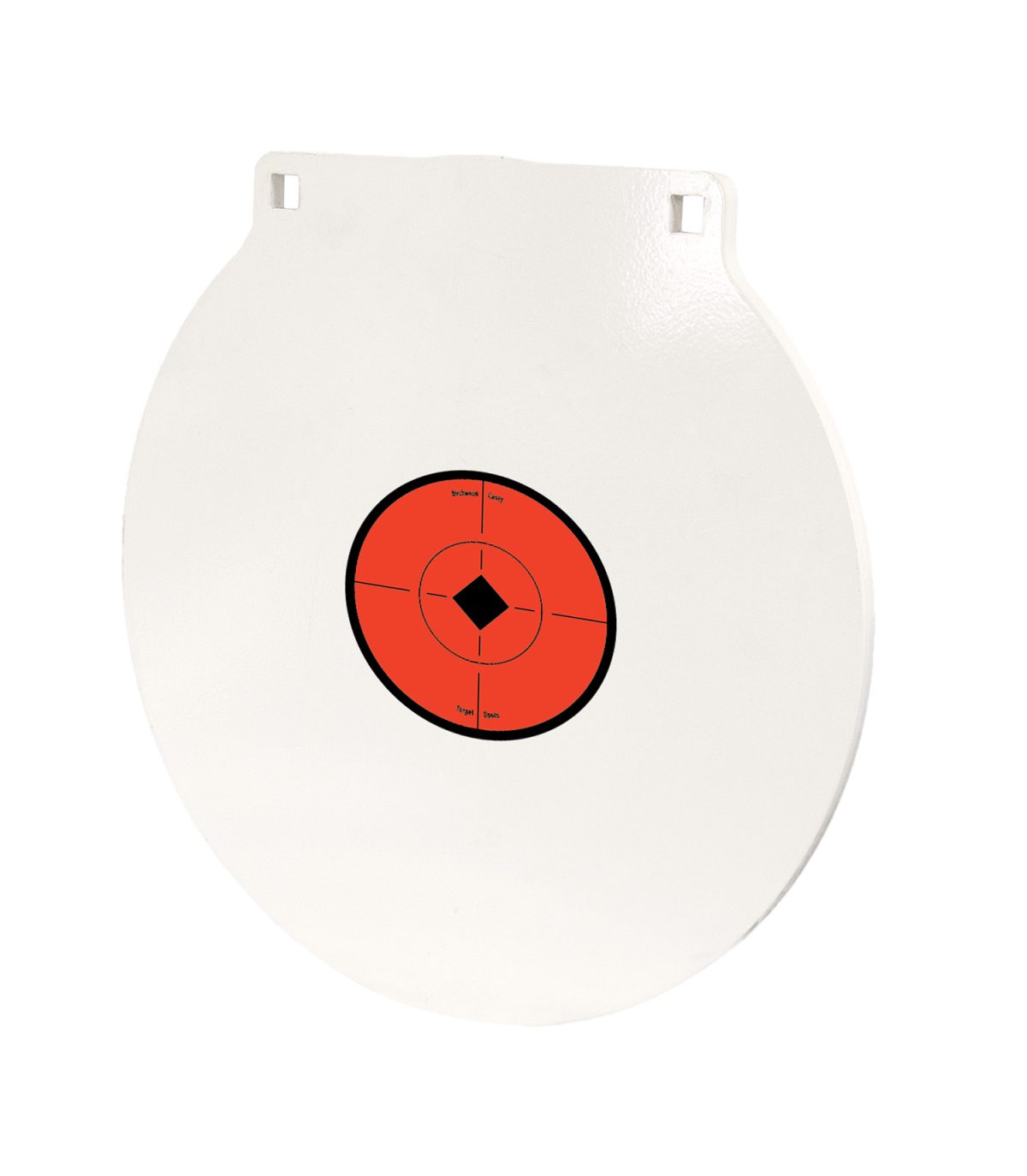 Birchwood Casey Rnd12 Round Steel Target Plate 12&Quot; Centerfire Rifle/Handgun Target Black/Red/White Nm500 Steel Hanging