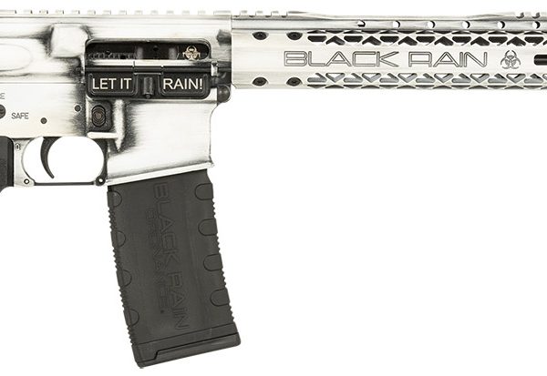 Black Rain Ordnance BROFUSIONWB Spec15 Fusion 5.56x45mm NATO 30+1 16", White Battleworn, 12" M-LOK, MFT EPG16 Grip/Minimalist Stock