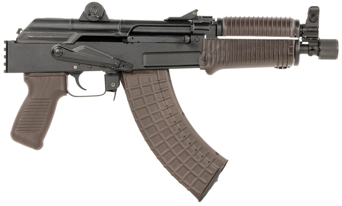 Arsenal Sam7K56P Sam7K-56P  Sports South Exclusive 7.62X39Mm 30Rd, 8.50&Quot; Black Chrome Lined Steel Barrel, Black Milled Receiver, Plum Furniture, Picatinny Rail, Hard Case, Qd Swivel Sling