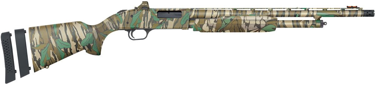 Mossberg 54684 500 Super Bantam Turkey 20 Gauge 5+1 3&Quot; 20&Quot;, Mossy Oak Green Leaf, Optic Cut Rec, Synthetic Stock With Adj. Shims, Xf Turkey Choke, Includes Holosun Red Dot