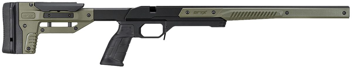Mdt Sporting Goods Inc 103950-Odg Oryx Sportsman Od Green Aluminum Tikka T3/T3X/ Short Action 32.25&Quot;