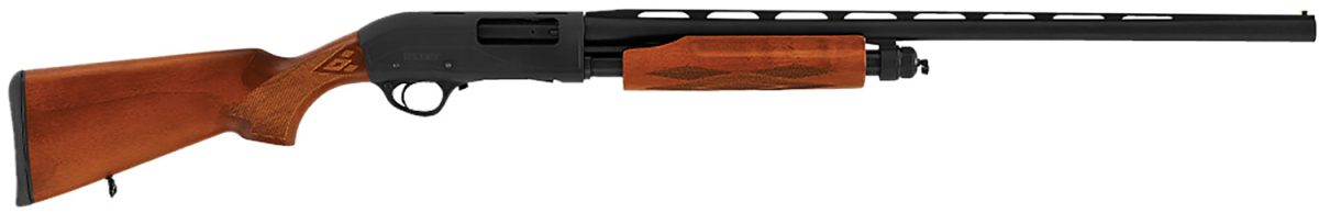 Hatsan Usa Hews122805W2 Escort Ws  Full Size 12 Gauge Pump 3&Quot; 4+1 28&Quot; Black Chrome Vent Rib Barrel, Black Anodized Grooved Aluminum Receiver, Adjustable Turkish Walnut Stock