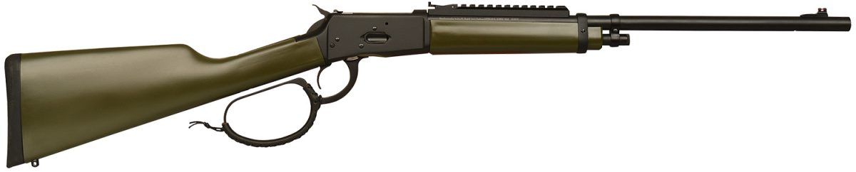Gforce Arms Gflvr357Od Saddlehorn  357 Mag 10+1 16.50&Quot; Black Steel Barrel, Black Picatinny Rail Aluminum Receiver, Fixed Green Synthetic Stock