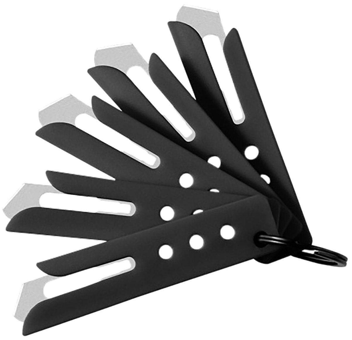 Hogue 35880 Expel Blade Guard Black Nylon Includes 5 #60 High Carbon Steel Blade, 5 Guards &Amp; 1 Key Ring