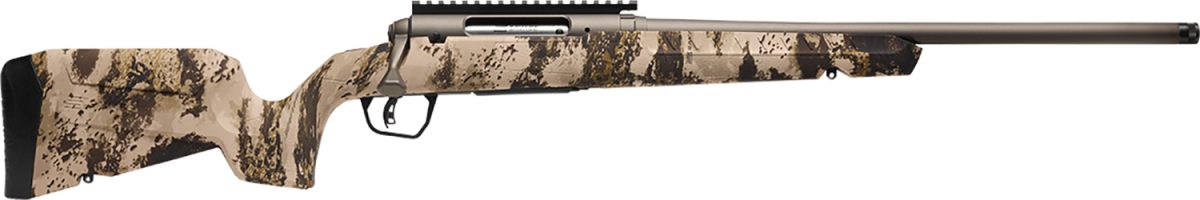 Savage Arms 32337 Axis 2 Pro Compact 223 Rem 4+1 20&Quot; Gun Metal Bronze Cerakote Heavy Sporter Threaded Barrel &Amp; Picatinny Rail Carbon Steel Receiver, Fixed Western Camo Synthetic Stock, Right Hand