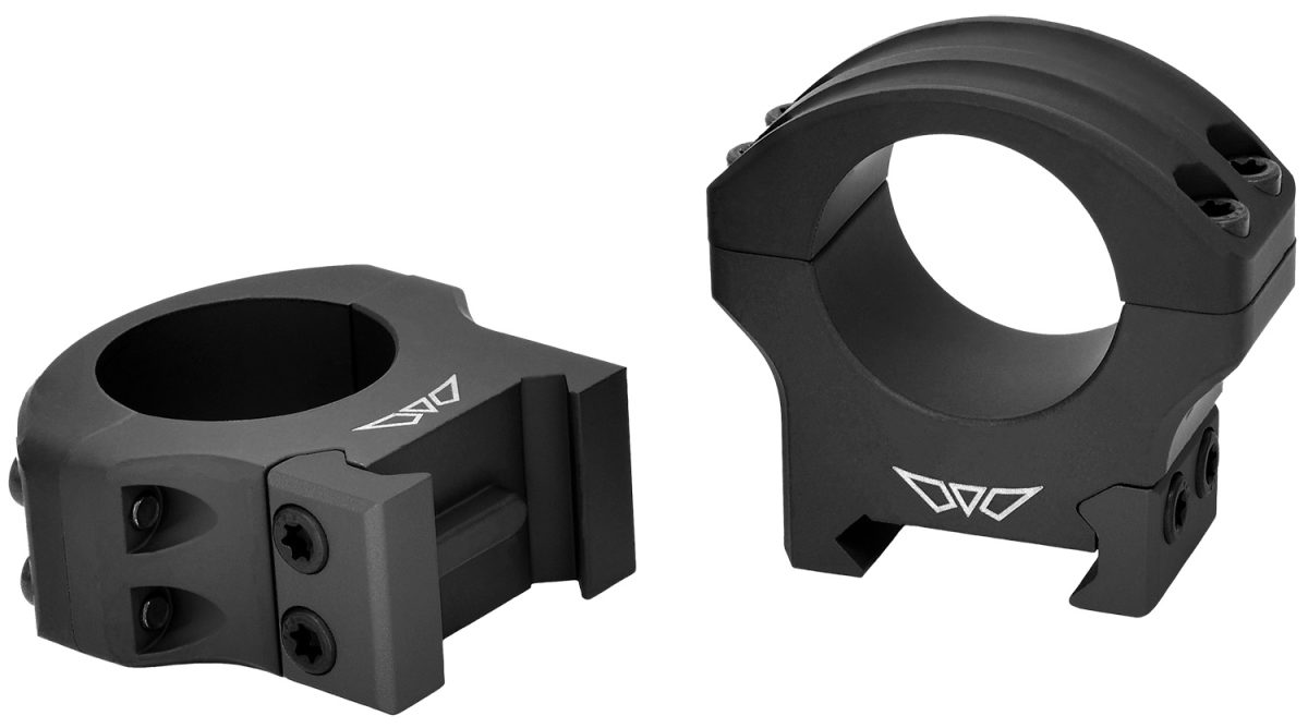 Warne 8501M  Hyperlite Matte Black 1&Quot; Medium